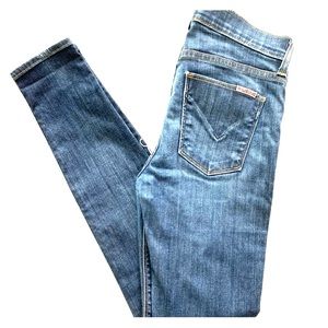 Hudson dark-wash skinny jeans size 26